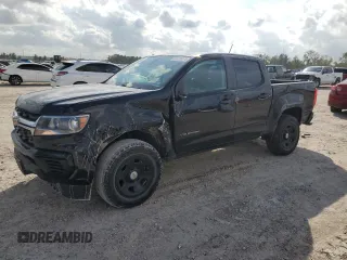 2021 Chevrolet Colorado 2WD Work Truck with VIN 1GCGSBEA8M1214613, listed as a Copart auction lot 79779374 with 61,668 mi miles and Salvage Title. Bid and sale history available at carsss.com. Image 1.