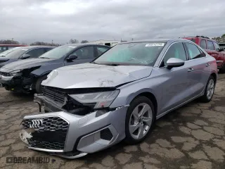 2022 Audi A3 Premium with VIN WAUAUDGY7NA037119, listed as a Copart auction lot 49312755 with 43,426 mi miles and Salvage Title. Bid and sale history available at carsss.com. Image 1.