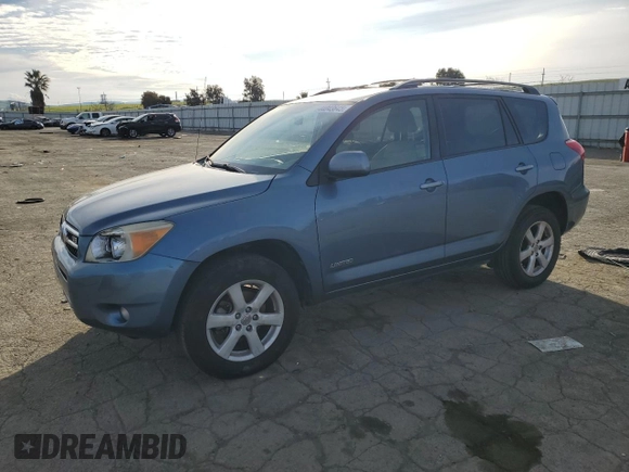 2008 Toyota RAV4 Ltd with VIN JTMZK34VX85018352, listed as a Copart auction lot 44043645 with 191,306 mi miles and Salvage Title. Bid and sale history available at carsss.com. Image 1.