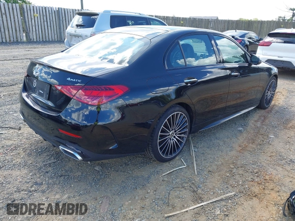 2022 Mercedes-Benz C 300 with VIN W1KAF4HBXNR066080, listed as a IAAI auction lot 42189237 with 42,666 mi miles and . Bid and sale history available at DreamBid. Image 4.
