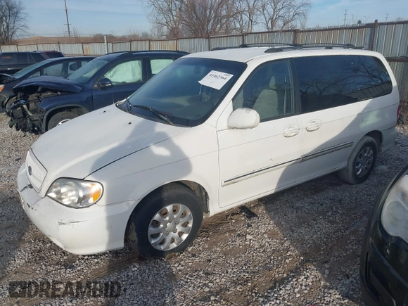 2005 Kia Sedona LX with VIN KNDUP132556755679, listed as a IAAI auction lot 41462364 with 79,031 mi miles. Bid and sale history available at carsss.com. Image 2.