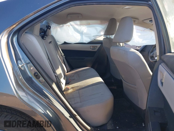 2016 Toyota Corolla L with VIN 2T1BURHE3GC591734, listed as a IAAI auction lot 42474537 with 77,225 mi miles and . Bid and sale history available at DreamBid. Image 8.