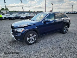 2021 Mercedes-Benz GLC with VIN W1N0G8EB4MF897159, listed as a Copart auction lot 50399825 with 44,800 mi miles and Salvage Title. Bid and sale history available at carsss.com. Image 1.