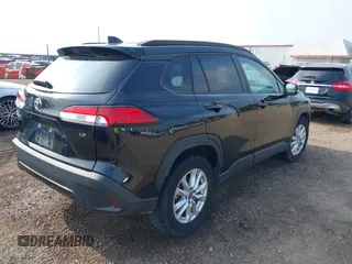 2023 Toyota Corolla Cross LE with VIN 7MUCAAAG3PV067507, listed as a IAAI auction lot 42177142 with 124,772 mi miles and . Bid and sale history available at DreamBid. Image 4.