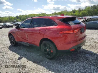 2018 Jaguar F-Pace 25t Premium with VIN SADCJ2FX6JA267072, listed as a Copart auction lot 52867035 with 77,057 mi miles and Salvage Title. Bid and sale history available at DreamBid. Image 2.