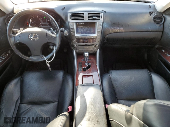 2006 Lexus IS 250 Manual with VIN JTHBK262462001705, listed as a Copart auction lot 48607615 with 151,792 mi miles and Salvage Title. Bid and sale history available at carsss.com. Image 8.