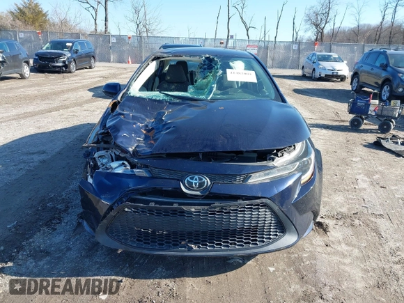 2020 Toyota Corolla LE with VIN 5YFEPRAE7LP007229, listed as a IAAI auction lot 41482001 with 63,705 mi miles. Bid and sale history available at carsss.com. Image 12.
