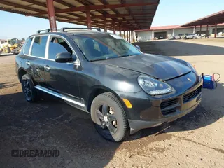 2005 Porsche Cayenne S with VIN WP1AB29P05LA63999, listed as a IAAI auction lot 41479500 with 157,957 mi miles. Bid and sale history available at carsss.com. Image 1.