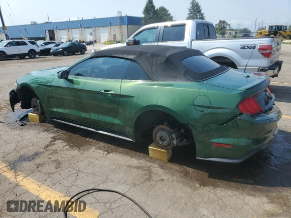 2022 Ford Mustang EcoBoost with VIN 1FATP8UH0N5129315, listed as a Copart auction lot 65189804 with 51,337 mi miles and Non Repairable. Bid and sale history available at carsss.com. Image 2.