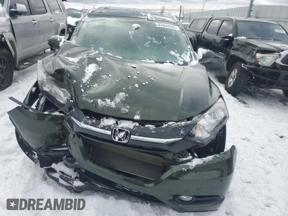 2018 Honda HR-V EX-L with VIN 3CZRU6H70JM701159, listed as a Copart auction lot 87894095 with 28,972 mi miles and Salvage Title. Bid and sale history available at carsss.com. Image 5.