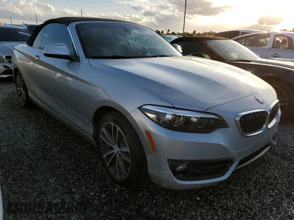 2018 BMW 2 Series 230i with VIN WBA2M7C53JVD51518, listed as a Copart auction lot 74461374 with 0 mi miles and Non Repairable. Bid and sale history available at carsss.com. Image 4.