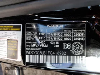 2015 Mercedes-Benz GLK 350 с VIN WDCGG8JB1FG416982, выставлен на аукционе Copart как лот 52026165 с пробегом 44 730 миль миль и Списание • Salvage title. История ставок и продаж доступна на DreamBid. Изображение 14.