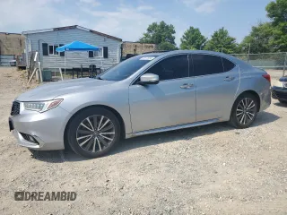 2018 Acura TLX w/Advance Pkg with VIN 19UUB3F75JA006665, listed as a Copart auction lot 63675894 with 150,417 mi miles and Salvage Title. Bid and sale history available at carsss.com. Image 1.