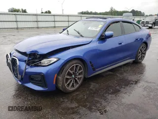 2022 BMW 4 Series 430i z VIN WBA63AV01NFL98112, wystawiony jako Copart lot #56421085 z przebiegiem Nie podano mil oraz Szkoda całkowita • Salvage title. Historia ofert i sprzedaży dostępna na DreamBid. Obrazek 1.