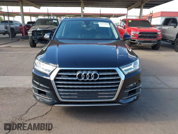 2017 Audi Q7 Premium Plus with VIN WA1LAAF75HD047107, listed as a IAAI auction lot 42056200 with 94,696 mi miles. Bid and sale history available at carsss.com. Image 11.