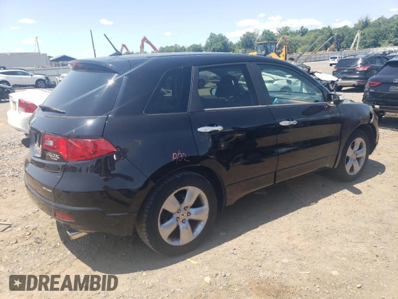 2009 Acura RDX Technology with VIN 5J8TB18599A002254, listed as a Copart auction lot 62939714 with 158,051 mi miles and Salvage title. Bid and sale history available at DreamBid. Image 3.