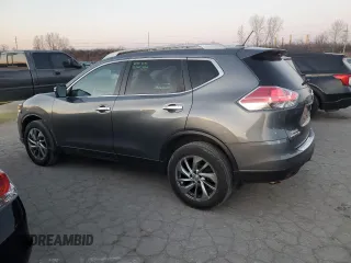 2015 Nissan Rogue SL with VIN 5N1AT2MV8FC822450, listed as a Copart auction lot 84527264 with 87,398 mi miles and Salvage Title. Bid and sale history available at carsss.com. Image 2.
