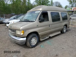 1999 Ford Econoline Cargo with VIN 1FDRE14W5XHB75137, listed as a Copart auction lot 53663605 with 147,149 mi miles and Salvage Title. Bid and sale history available at carsss.com. Image 1.