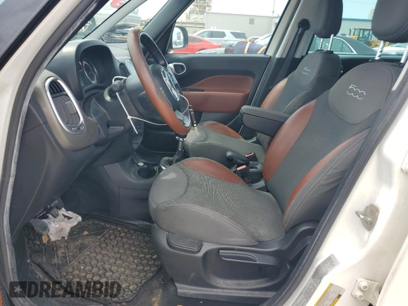 2014 FIAT 500L Trekking with VIN ZFBCFADH0EZ010311, listed as a Copart auction lot 62334095 with 139,917 mi miles and Salvage title. Bid and sale history available at DreamBid. Image 7.