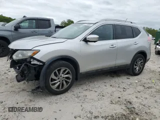 2015 Nissan Rogue SL z VIN 5N1AT2MV1FC777660, wystawiony jako Copart lot #57795955 z przebiegiem 166 522 mil mil oraz Szkoda całkowita • Salvage title. Historia ofert i sprzedaży dostępna na DreamBid. Obrazek 1.