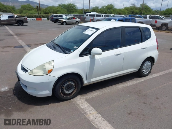 2007 Honda Fit with VIN JHMGD38497S019980, listed as a IAAI auction lot 41955046 with 120,575 mi miles. Bid and sale history available at carsss.com. Image 2.