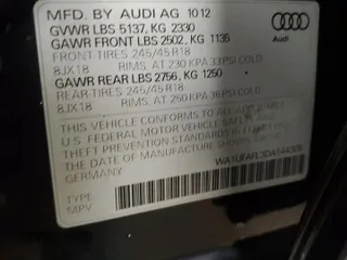 2013 Audi allroad Premium Plus with VIN WA1UFAFL3DA144305, listed as a Copart auction lot 82378864 with 237,990 mi miles and Clean Title. Bid and sale history available at carsss.com. Image 12.
