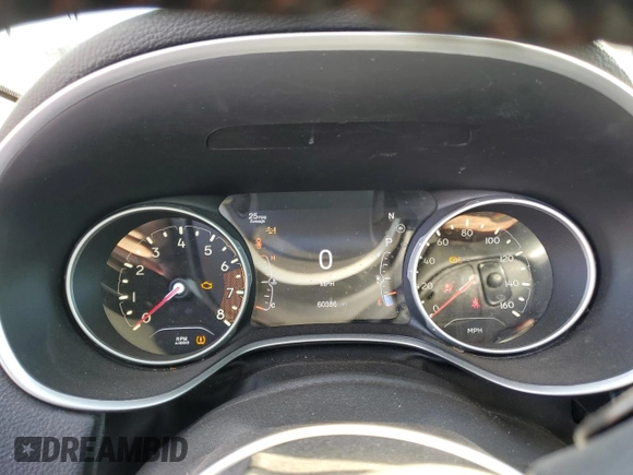 2021 Jeep Compass Limited with VIN 3C4NJDCB9MT586357, listed as a Copart auction lot 62912455 with 60,386 mi miles and Salvage title. Bid and sale history available at DreamBid. Image 9.