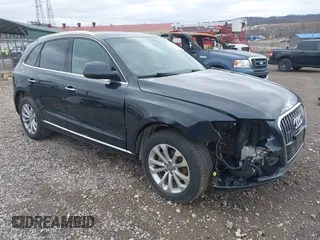 2015 Audi Q5 Premium with VIN WA1CFAFP3FA066643, listed as a IAAI auction lot 41802945 with 130,524 mi miles. Bid and sale history available at carsss.com. Image 1.
