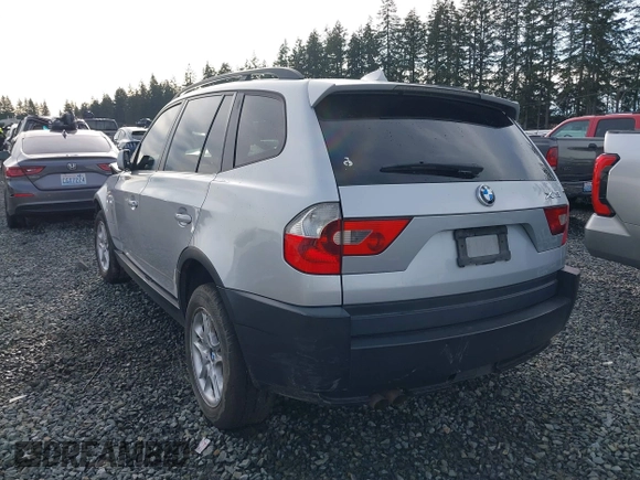 2004 BMW X3 2.5i with VIN WBXPA73454WB29718, listed as a IAAI auction lot 41203179 with 1 mi miles. Bid and sale history available at carsss.com. Image 3.