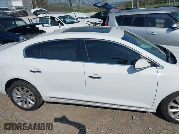 2016 Buick LaCrosse Leather with VIN 1G4GB5G33GF112574, listed as a IAAI auction lot 41995535 with 98,553 mi miles. Bid and sale history available at carsss.com. Image 13.