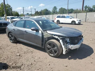 2023 Acura Integra w/A-Spec Technology Package with VIN 19UDE4H69PA011023, listed as a Copart auction lot 71185544 with 26,837 mi miles and Salvage Title. Bid and sale history available at carsss.com. Image 4.