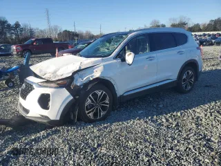 2020 Hyundai Santa Fe SEL with VIN 5NMS3CAA5LH275201, listed as a Copart auction lot 85453704 with 87,400 mi miles and Salvage Title. Bid and sale history available at carsss.com. Image 1.
