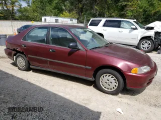 1992 Honda Civic z VIN 1HGEG8653NL056427, wystawiony jako Copart lot #69135114 z przebiegiem 143 658 mil mil oraz Tytuł czysty. Historia ofert i sprzedaży dostępna na DreamBid. Obrazek 4.