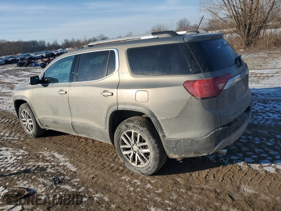 2019 GMC Acadia SLE with VIN 1GKKNSLSXKZ107501, listed as a Copart auction lot 45124995 with 123,532 mi miles and Salvage Title. Bid and sale history available at DreamBid. Image 2.