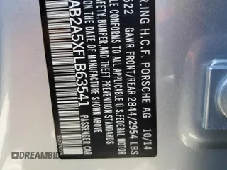2015 Porsche Macan S z VIN WP1AB2A5XFLB63541, wystawiony jako Copart lot #57483395 z przebiegiem 62 476 mil mil oraz Tytuł czysty. Historia ofert i sprzedaży dostępna na DreamBid. Obrazek 14.