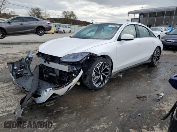 2023 Hyundai Ioniq 6 SEL z VIN KMHM34AAXPA021896, wystawiony jako Copart lot #74172733 z przebiegiem 5027 mil mil oraz . Historia ofert i sprzedaży dostępna na DreamBid. Obrazek 1.