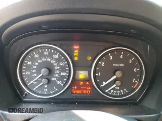 2007 BMW 3 Series 328xi with VIN WBAVC93587K034241, listed as a Copart auction lot 55889595 with 131,836 mi miles and Salvage title. Bid and sale history available at DreamBid. Image 9.