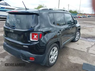 2015 Jeep Renegade Limited with VIN ZACCJADT3FPC34091, listed as a IAAI auction lot 42182599 with 100,610 mi miles and . Bid and sale history available at DreamBid. Image 4.