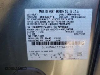 2003 Lincoln LS with VIN 1LNHM86S33Y680833, listed as a Copart auction lot 80384234 with 35,363 mi miles and Clean Title. Bid and sale history available at carsss.com. Image 12.