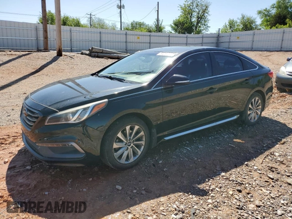2017 Hyundai Sonata Sport with VIN 5NPE34AF6HH525604, listed as a Copart auction lot 54051355 with 203,584 mi miles and Clean Title. Bid and sale history available at DreamBid. Image 1.