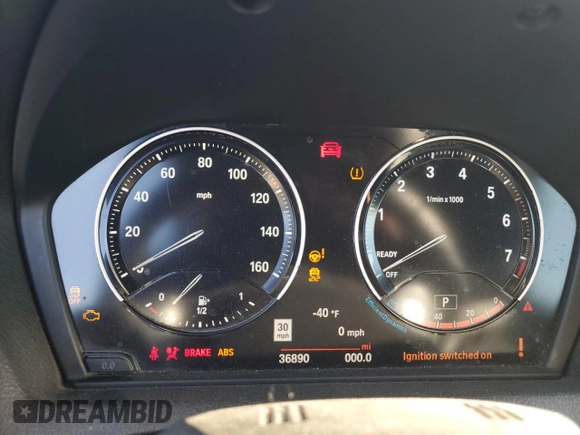 2020 BMW 2 Series 230i with VIN WBA2M7C01L7E59616, listed as a Copart auction lot 88319025 with 36,890 mi miles and Salvage Title. Bid and sale history available at carsss.com. Image 9.