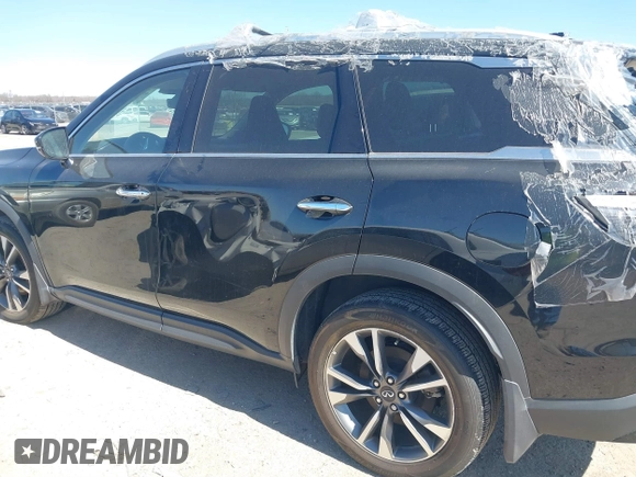 2023 Infiniti QX60 Luxe with VIN 5N1DL1FS9PC364963, listed as a IAAI auction lot 41681710 with 11,751 mi miles and . Bid and sale history available at DreamBid. Image 14.