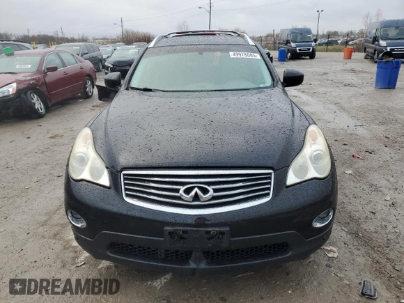 2008 Infiniti EX Journey with VIN JNKAJ09F58M359792, listed as a Copart auction lot 49978085 with 234,612 mi miles and Salvage Title. Bid and sale history available at DreamBid. Image 5.