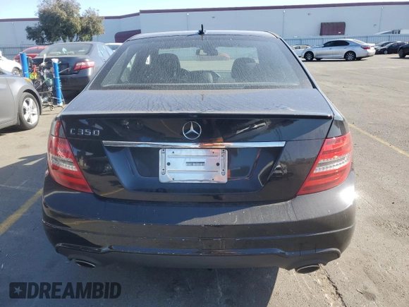 2012 Mercedes-Benz C 350 Sport with VIN WDDGF5HB6CR199867, listed as a Copart auction lot 75015004 with 92,570 mi miles and Salvage Title. Bid and sale history available at DreamBid. Image 6.