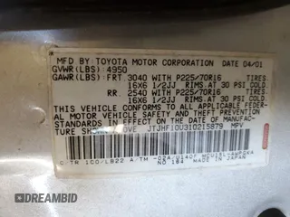 2001 Lexus RX 300 with VIN JTJHF10U310215879, listed as a Copart auction lot 70716874 with 161,122 mi miles and Clean Title. Bid and sale history available at carsss.com. Image 13.