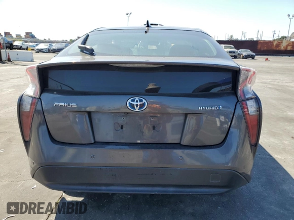 2018 Toyota Prius Two with VIN JTDKBRFU5J3596529, listed as a Copart auction lot 52039845 with 160,526 mi miles and Salvage Title. Bid and sale history available at carsss.com. Image 6.