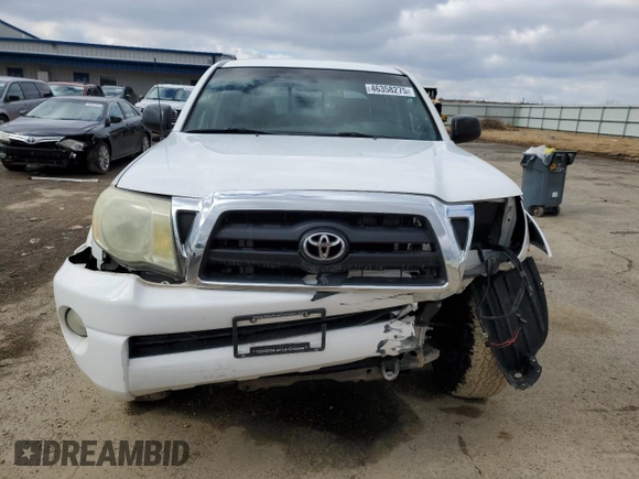 2005 Toyota Tacoma PreRunner with VIN 5TEKU72N55Z128885, listed as a Copart auction lot 46358275 with 156,104 mi miles and Non Repairable. Bid and sale history available at carsss.com. Image 5.