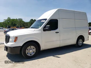 2012 Nissan NV SV with VIN 1N6AF0LY7CN112321, listed as a Copart auction lot 60299244 with 186,273 mi miles and Salvage Title. Bid and sale history available at carsss.com. Image 1.