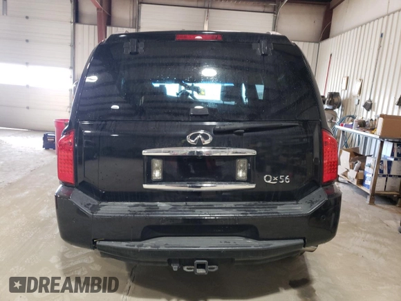 2010 Infiniti QX56 with VIN 5N3ZA0NE9AN905045, listed as a Copart auction lot 41465984 with 144,234 mi miles and Salvage Title. Bid and sale history available at carsss.com. Image 6.