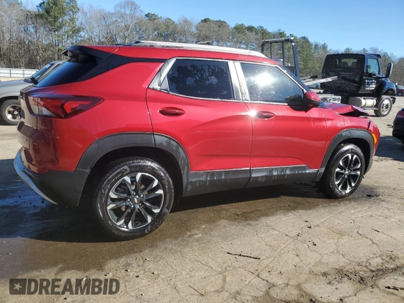 2021 Chevrolet TrailBlazer LT with VIN KL79MRSL7MB144224, listed as a Copart auction lot 40899254 with 28,547 mi miles and . Bid and sale history available at DreamBid. Image 3.